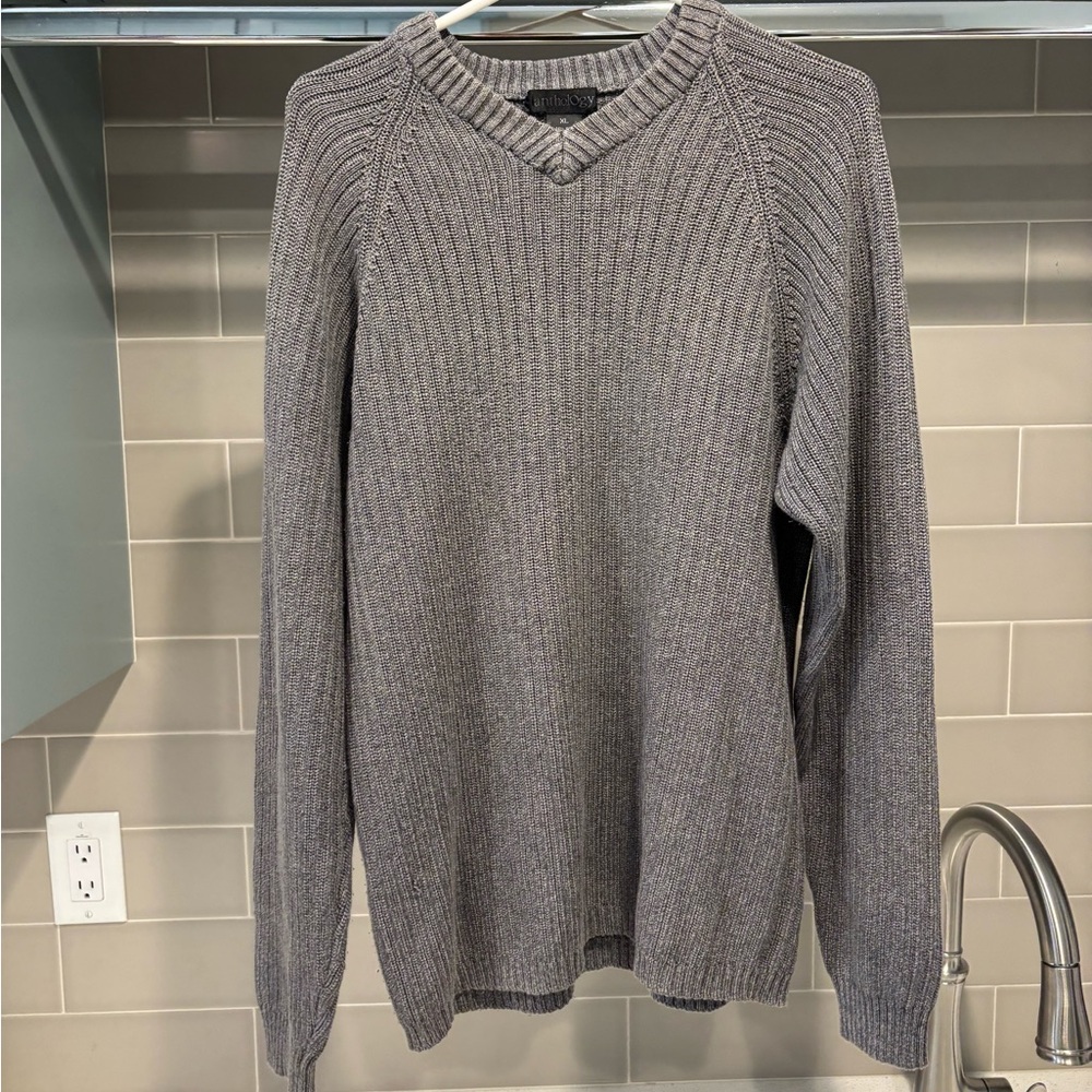 Vintage Anthology Heavyweight Knit Sweater 75% Silk 25% Cotton Size XL